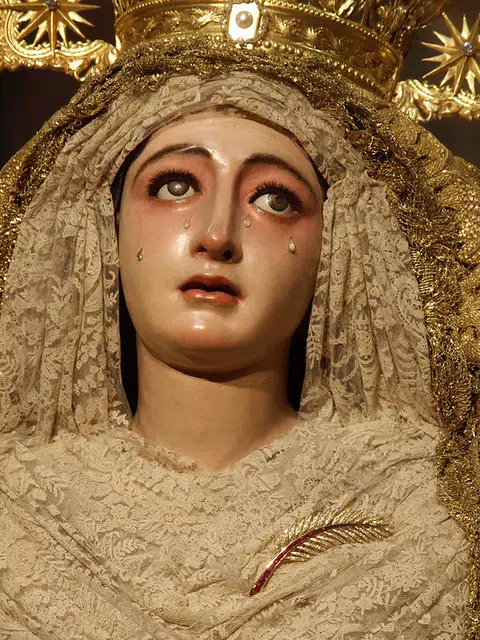 Imagen de la Madre de Dios de la Palma de El Cristo de Burgos