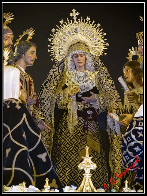Imagen de la Virgen de Villaviciosa El Duelo de la Hermandad del Santo Entierro