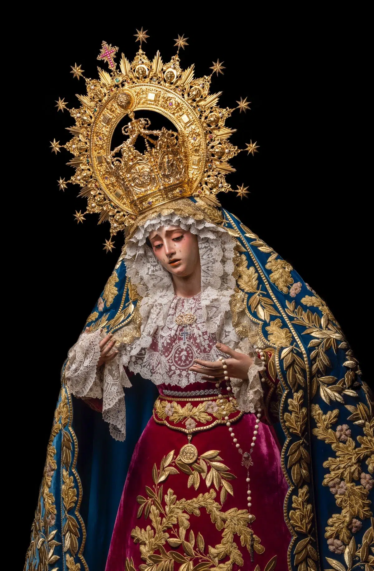 Imagen de la Virgen de la Angustia de Los Estudiantes