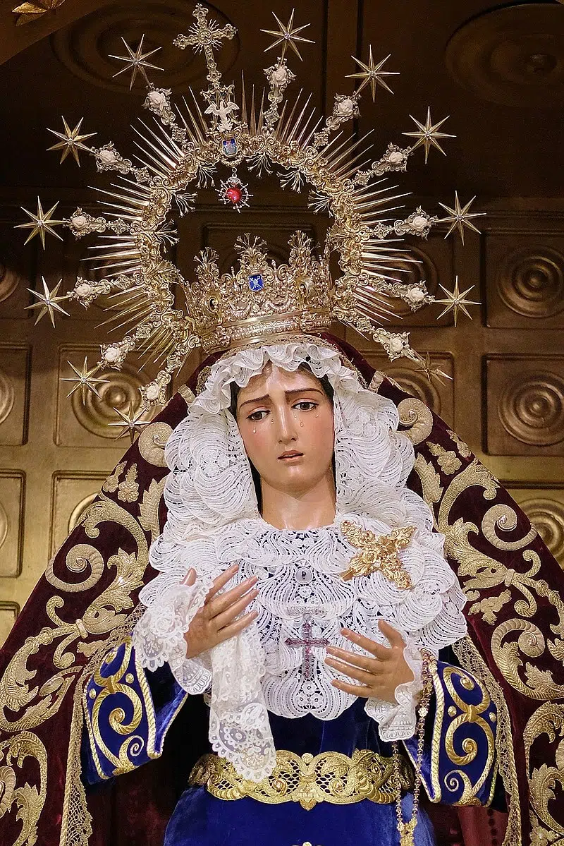 Imagen de la Virgen de la Hiniesta