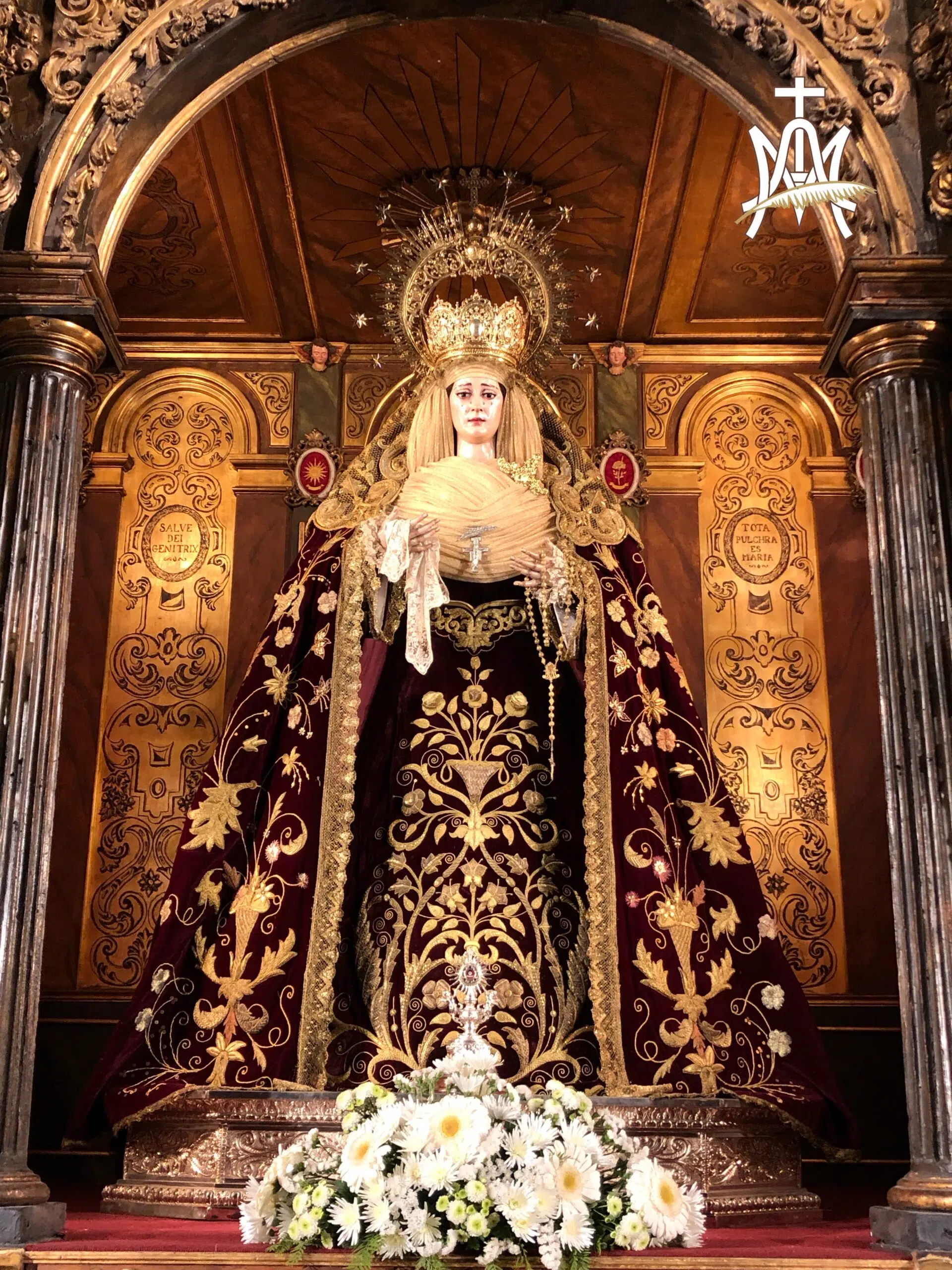Imagen de la Virgen de la Palma de El Buen Fin
