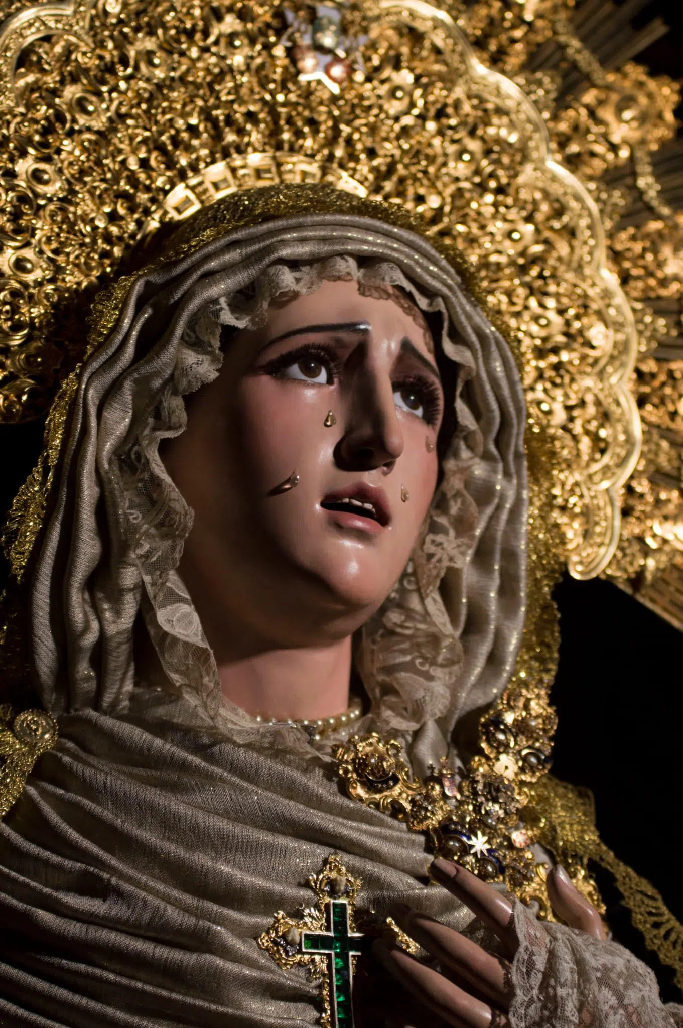 Imagen de la Virgen de la Soledad de la Hermandad de la Soledad de San Buenaventura