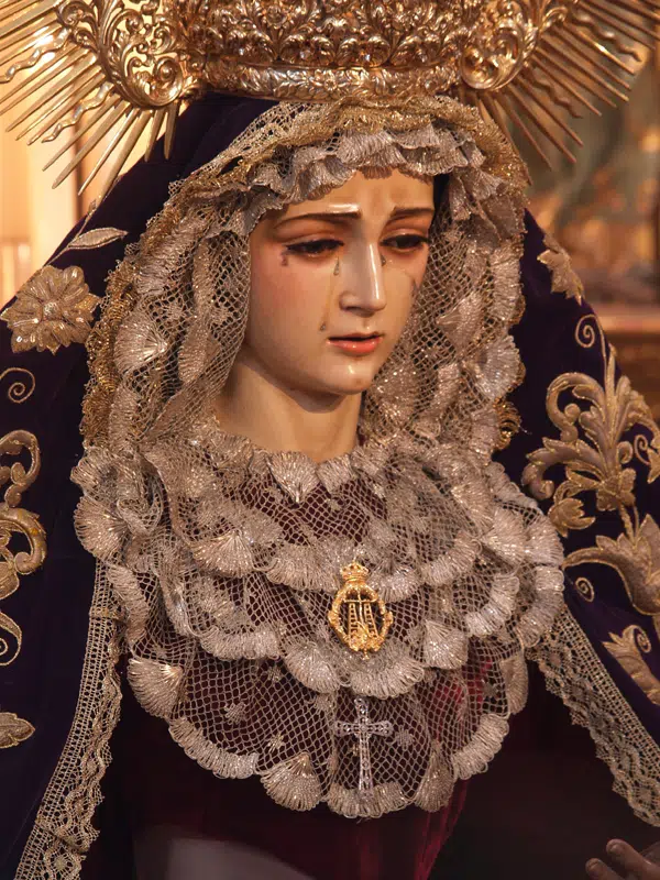 Imagen de la Virgen de la Soledad de los Servitas