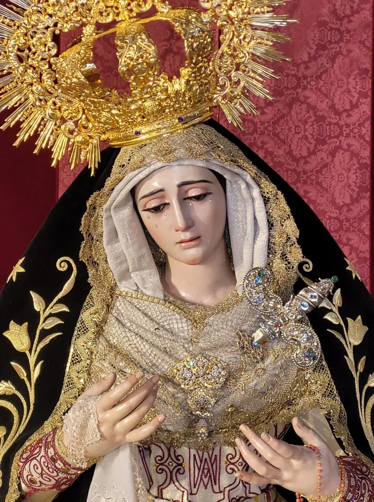 Imagen de la Virgen de la Victoria de Las Cigarreras
