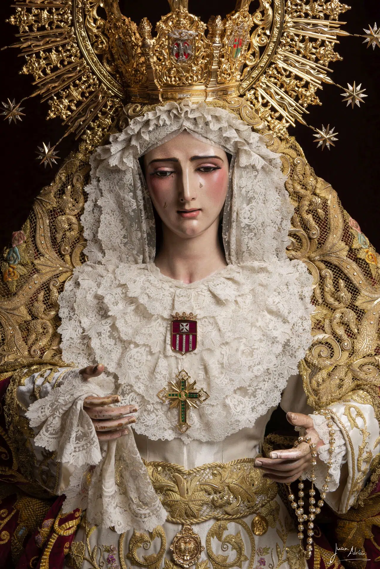 Imagen de la Virgen de las Mercedes de Santa Genoveva