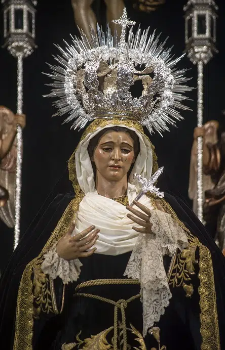 Imagen de la Virgen de las Tristezas de La Vera Cruz