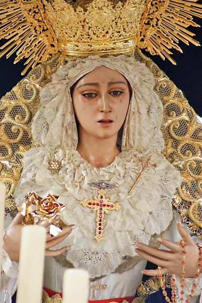Imagen de la Virgen de los Dolores de San Jose Obrero