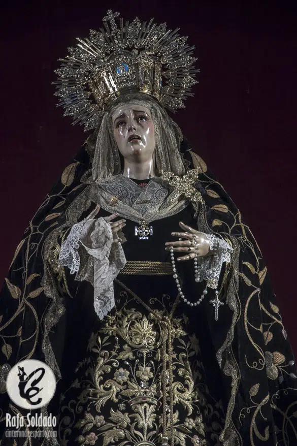 Imagen de la Virgen de los Dolores de Santa Cruz