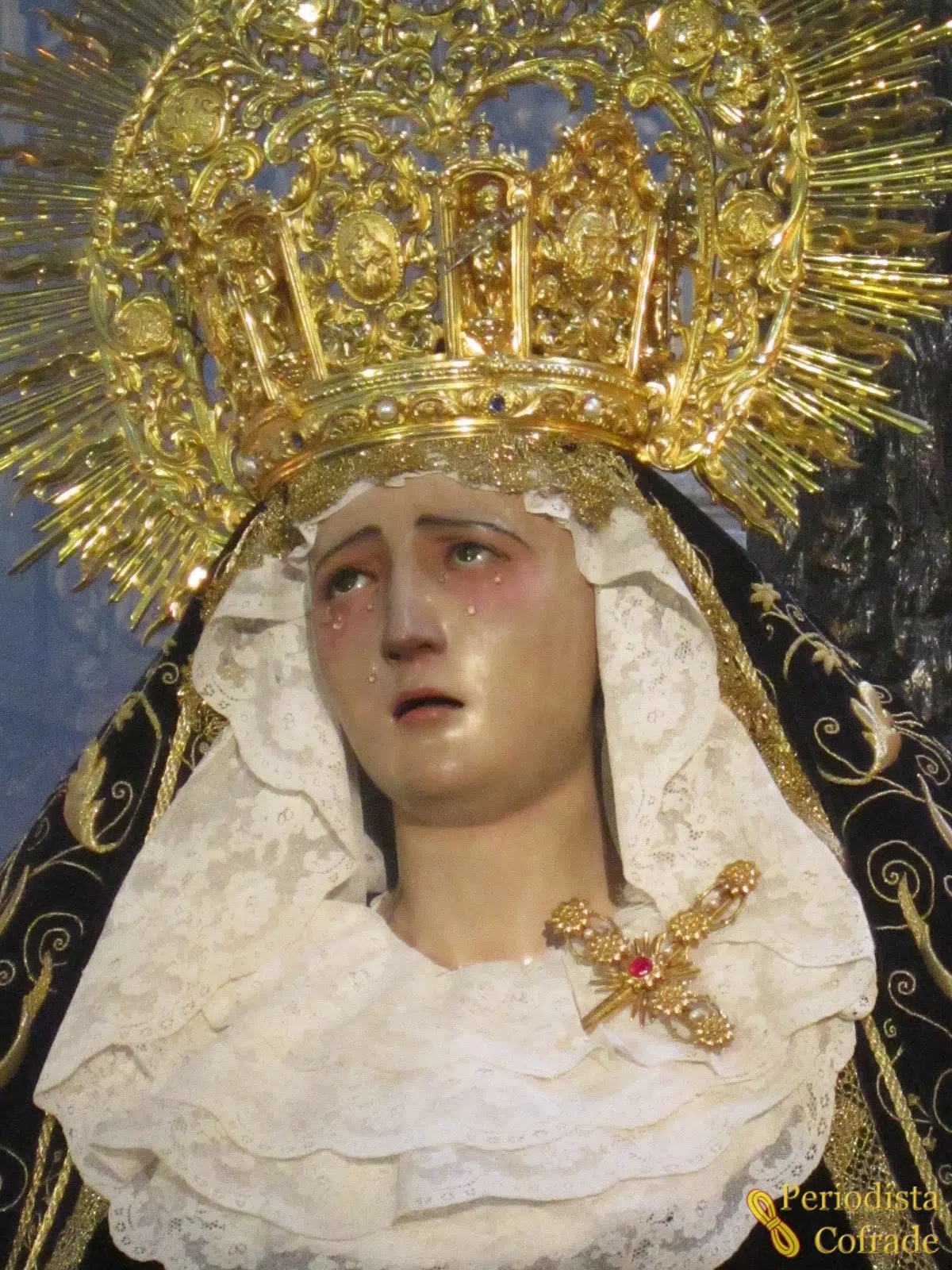 Imagen de la Virgen de los Dolores de la Hermandad de las Penas