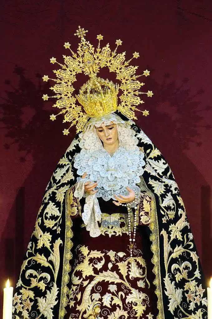 Imagen de la Virgen del Buen Fin de La Lanzada