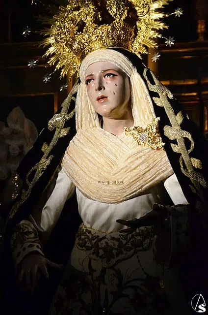 Imagen de la Virgen del Mayor Dolor en su Soledad de La Carreteria