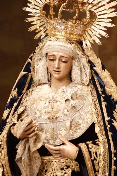 Imagen de la Virgen del Mayor Dolor y Traspaso de la Hermandad del Gran Poder