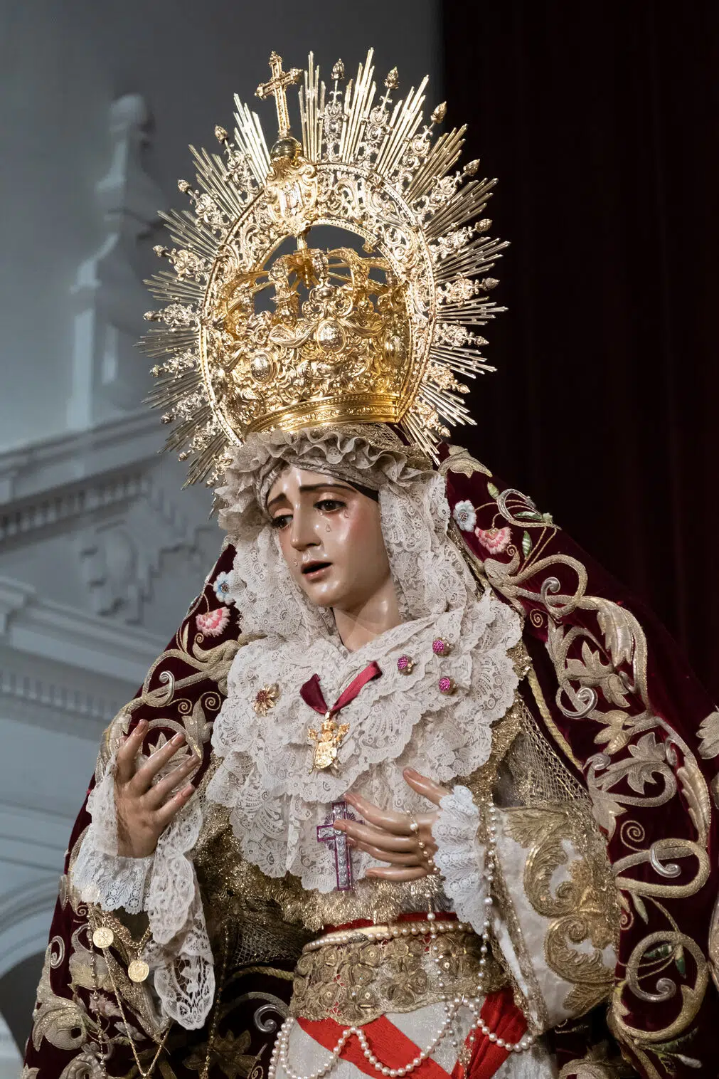 Imagen de la Virgen del Refugio de San Bernardo