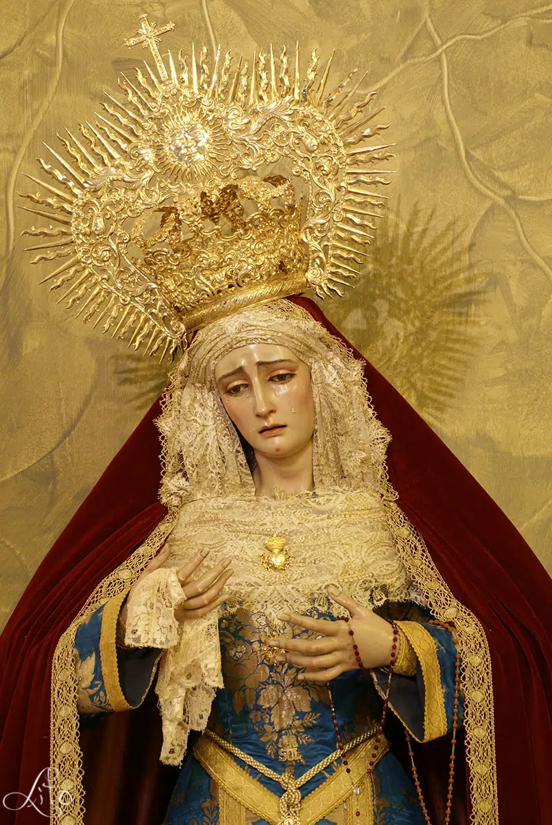 Imagen de la Virgen del Sol de la Hermandad del Sol