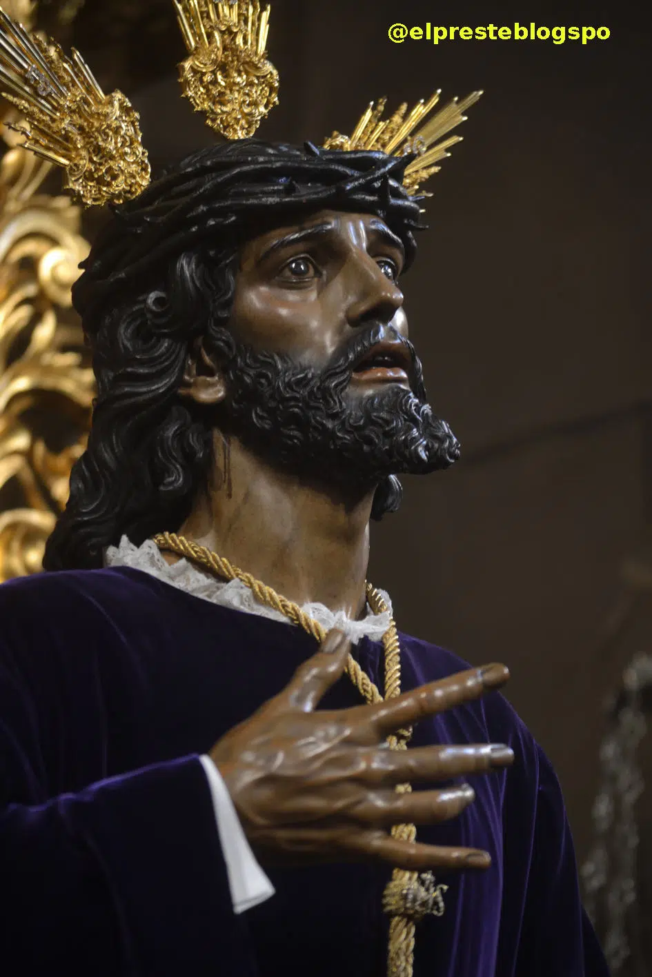 Imagen del Cristo de la Victoria de La Paz