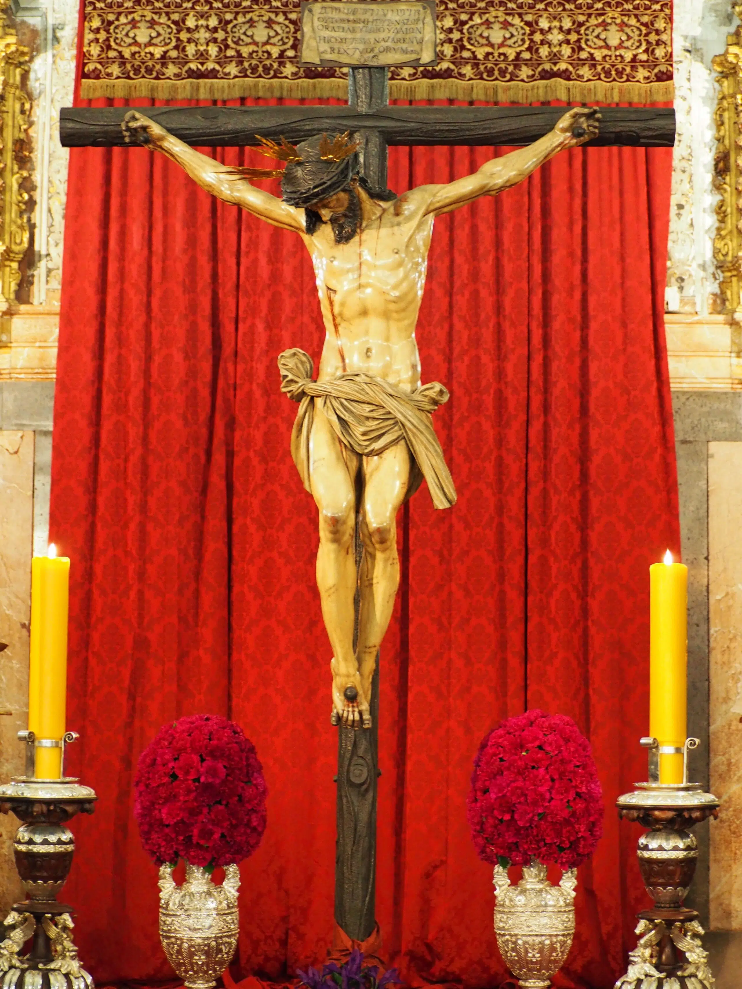 Imagen del Cristo del Calvario de la Hermandad del Calvario scaled