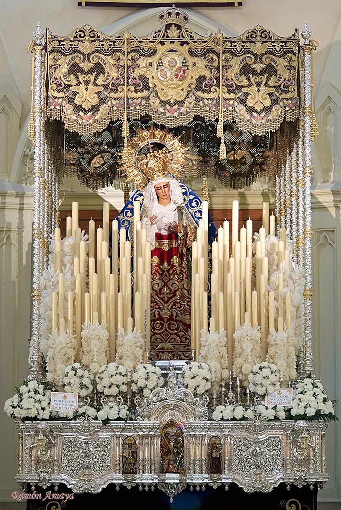 Palio Virgen de las Angustias de la Hermandad de los Gitanos Sevilla