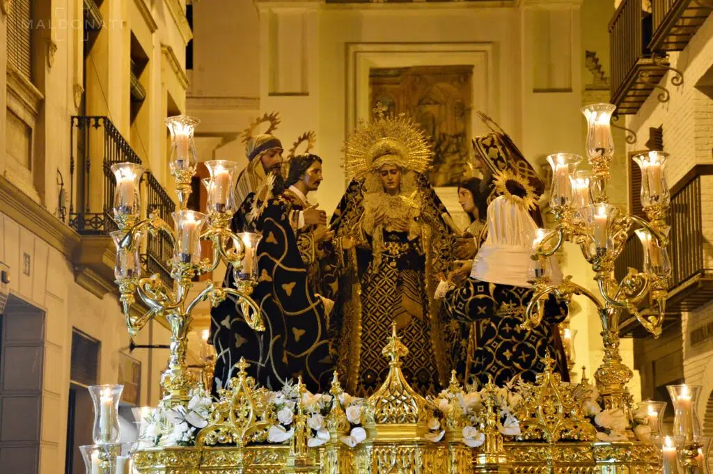 Virgen de Villaviciosa El Duelo de la Hermandad del Santo Entierro Sevilla