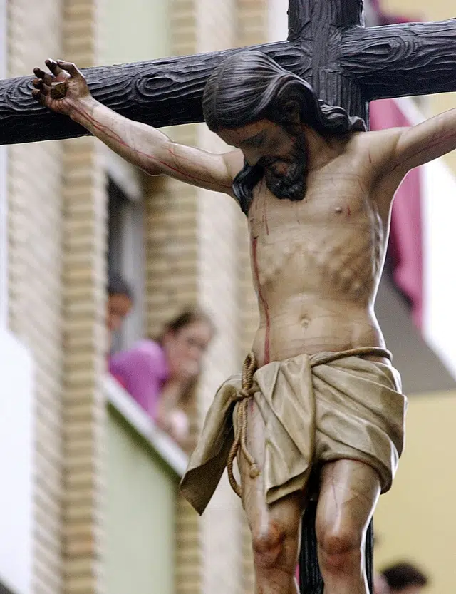 Imagen del Cristo del Amor de Malaga