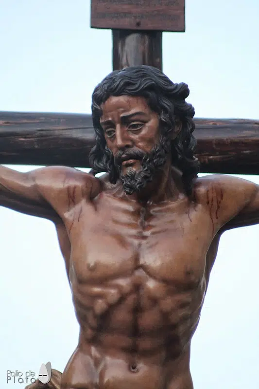 Imagen del Cristo del Perdon de la Cofradia de los Dolores del Puente de Malaga