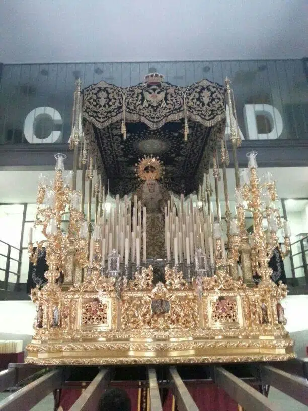 Trono de la Virgen de la Caridad de Malaga