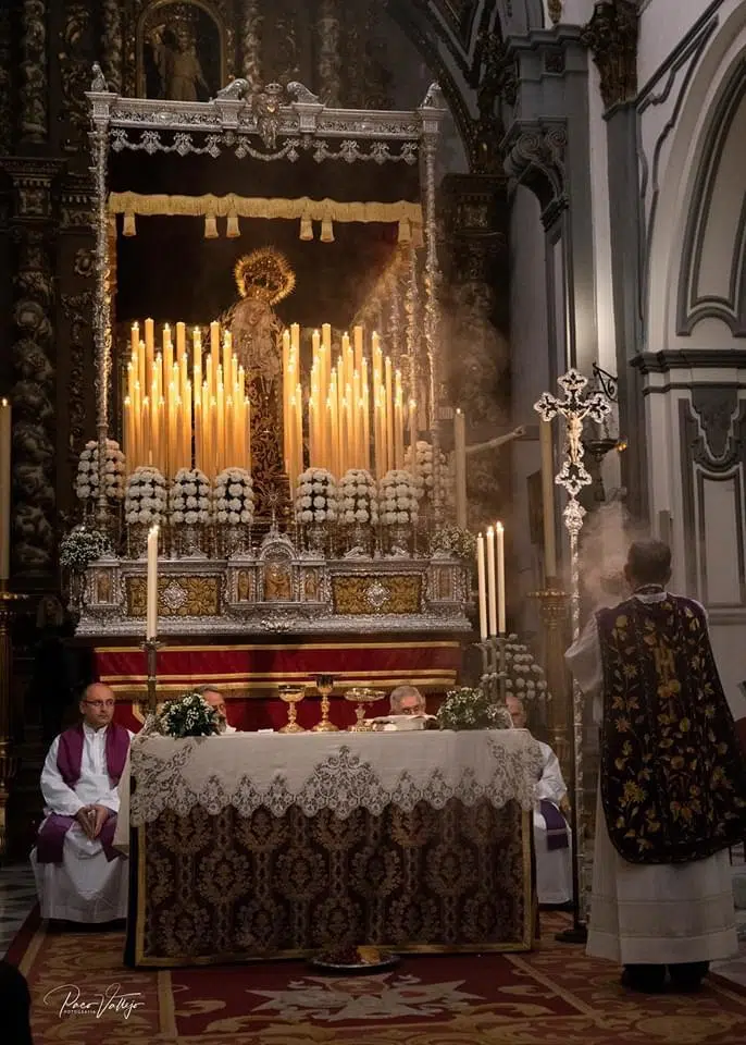 Trono de la Virgen de los Dolores de De San Juan de Malaga