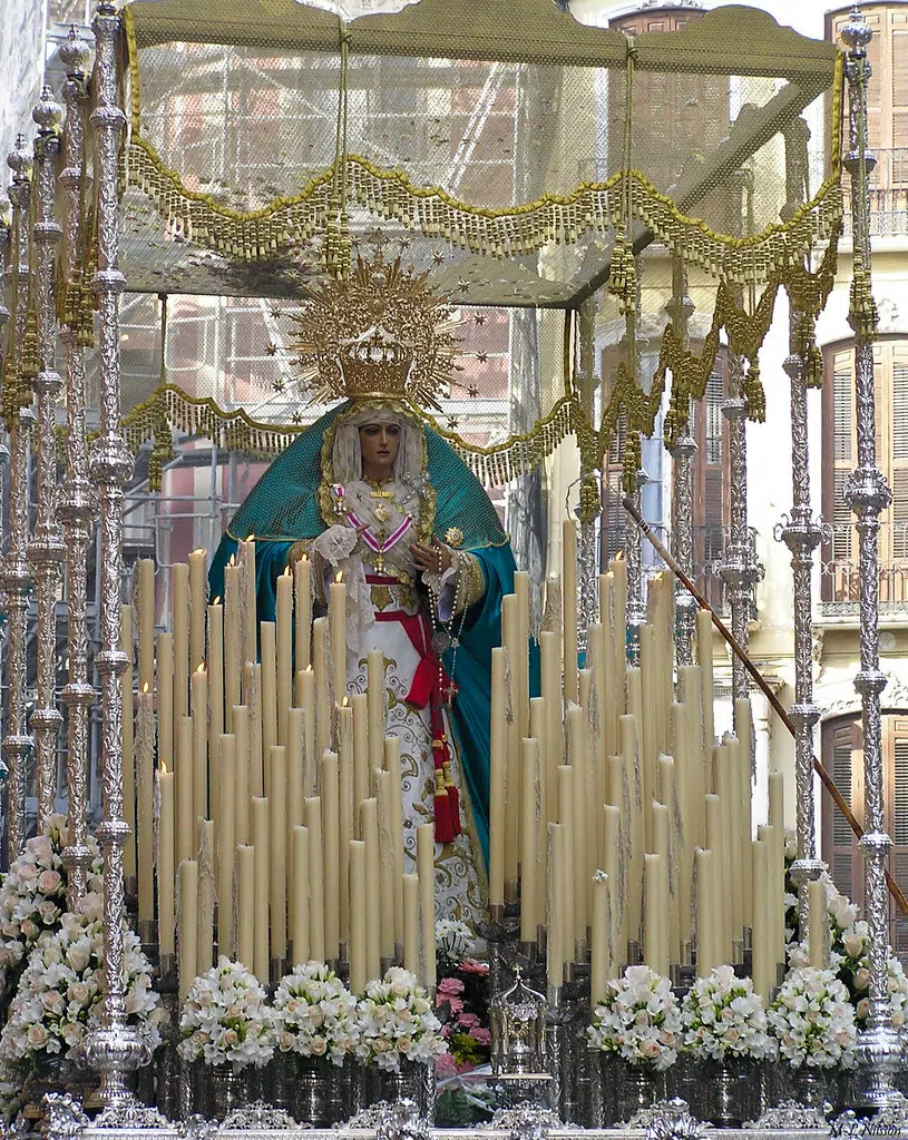 Trono de la Virgen del Dulce Nombre de Malaga