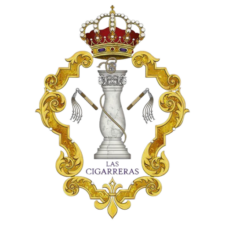Escudo de la Banda de Cornetas y Tambores Sagrada Columna y Azotes "Las Cigarreras"