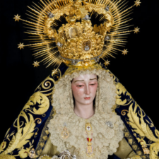 Paso de la Virgen de la Amargura Coronada de la Hermandad del Huerto de Granada