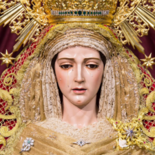 Paso de la Virgen de la Estrella de la Hermandad de la Estrella de Granada