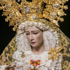 Paso de la Virgen de la Salud de la Hermandad de Redención y Salud -Salesianos- de Granada