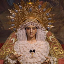 Paso de la Virgen de la Victoria de la Hermandad de la Santa Cena de Granada