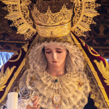 Paso de la Virgen de las Maravillas de la Hermandad de la Sentencia y Maravillas de Granada