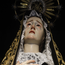 Paso de la Virgen de los Clavos de la Real Cofradía del Santo Entierro de Zamora