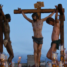 Paso del Cristo del Amor en la Conversión del Buen Ladrón (Archicofradía de la Sangre (Los Coloraos))