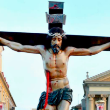 Paso del Cristo de la Sangre (Archicofradía de la Sangre (Los Coloraos))