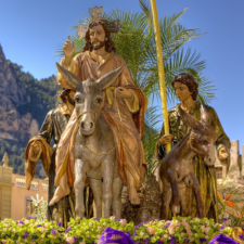 Paso de la Entrada de Jesús en Jerusalén (Cofradía de Los Dormis)