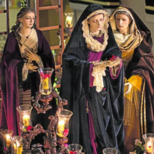 Paso de las Santas Mujeres camino del Sepulcro (Cofradía de San Pedro)