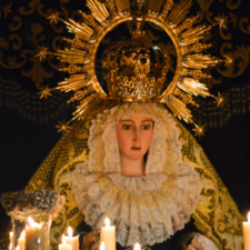 Paso de la Virgen de Gracia y Esperanza (Cofradía Hijos de María)