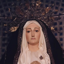 Paso de la Virgen de la Luz en Su Soledad (Cofradía del Yacente)