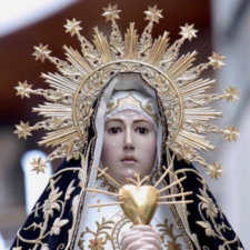 Paso de la Virgen de la Soledad (Cofradía del Santo Sepulcro)